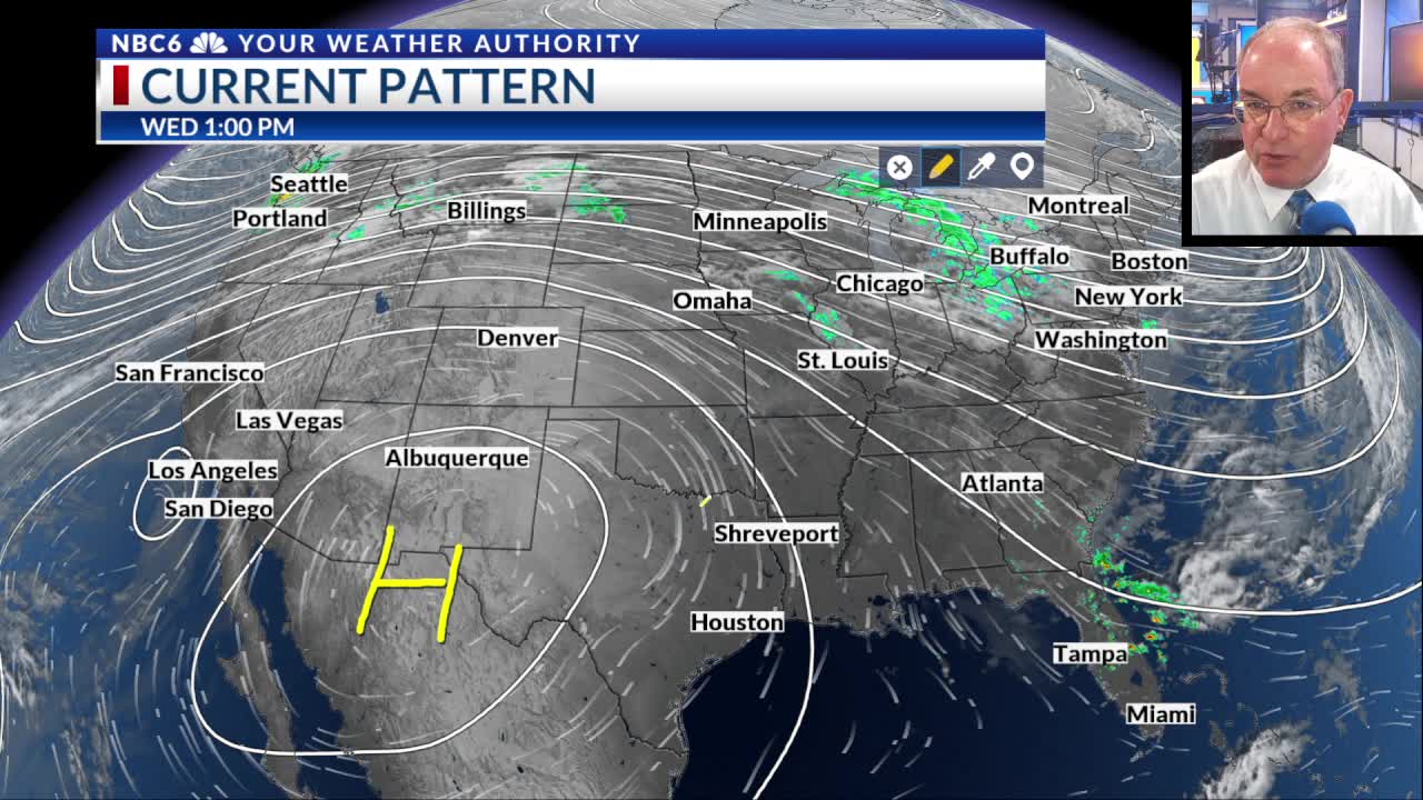 Warm air lingers until the weekend