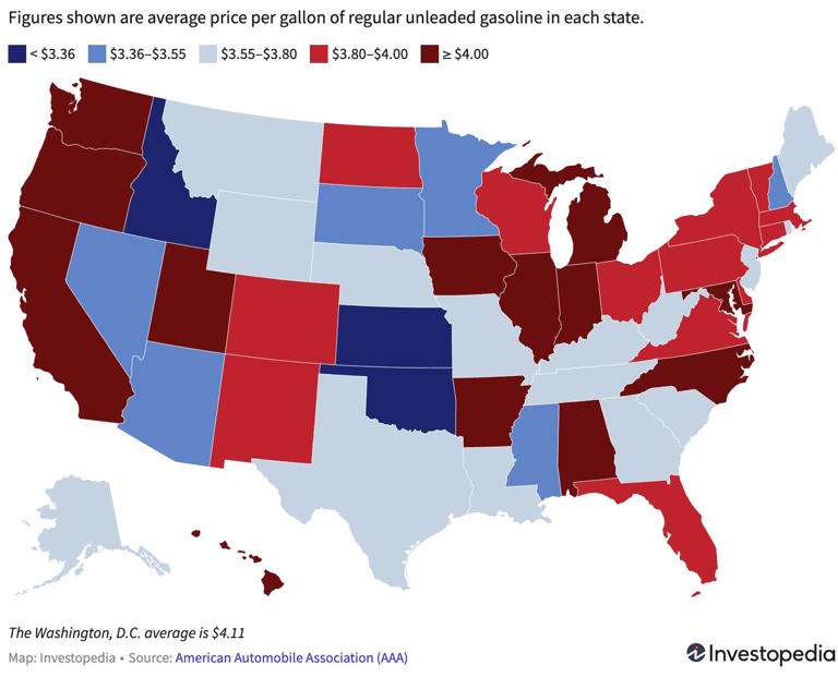Gas prices have risen $1 in March—see what drivers in your state are ...