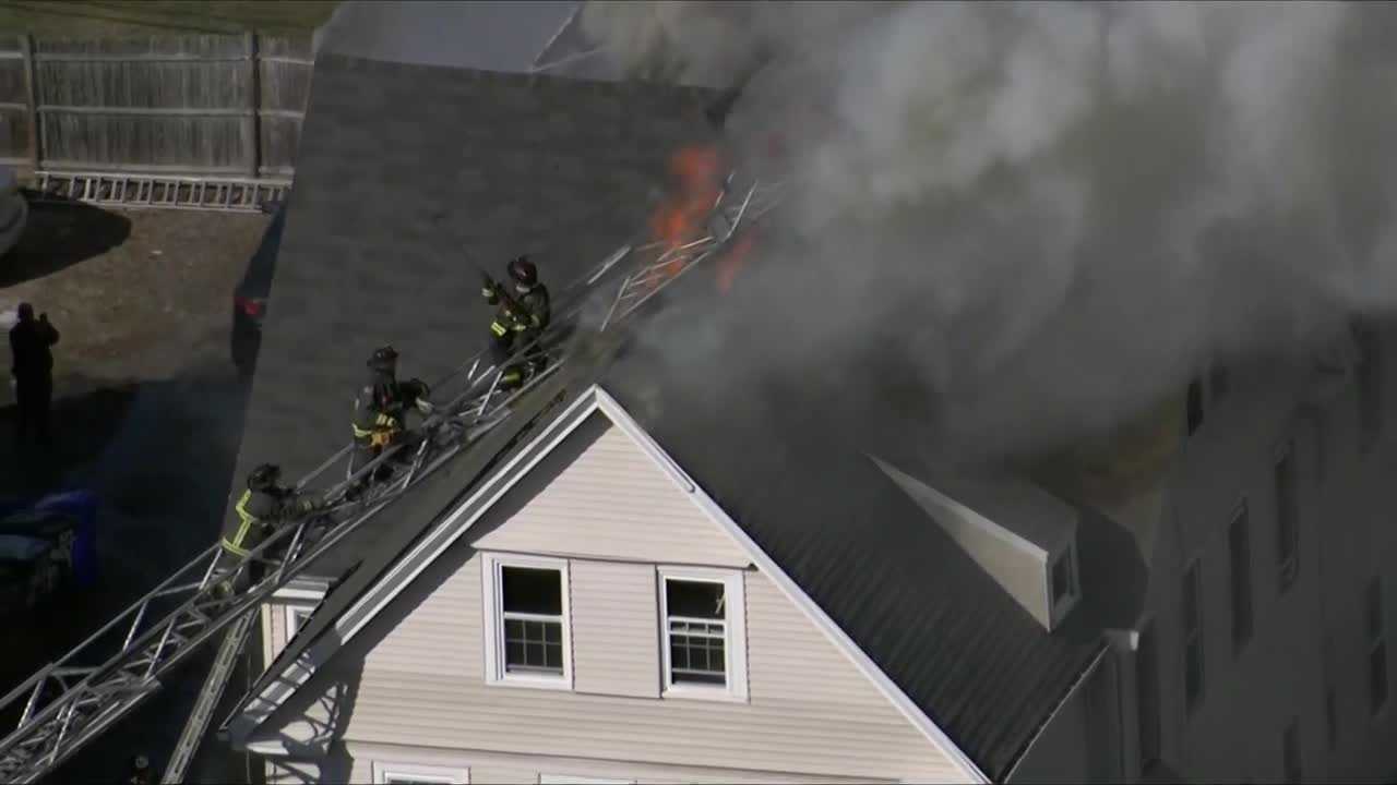 8 displaced in multi-alarm blaze in Boston