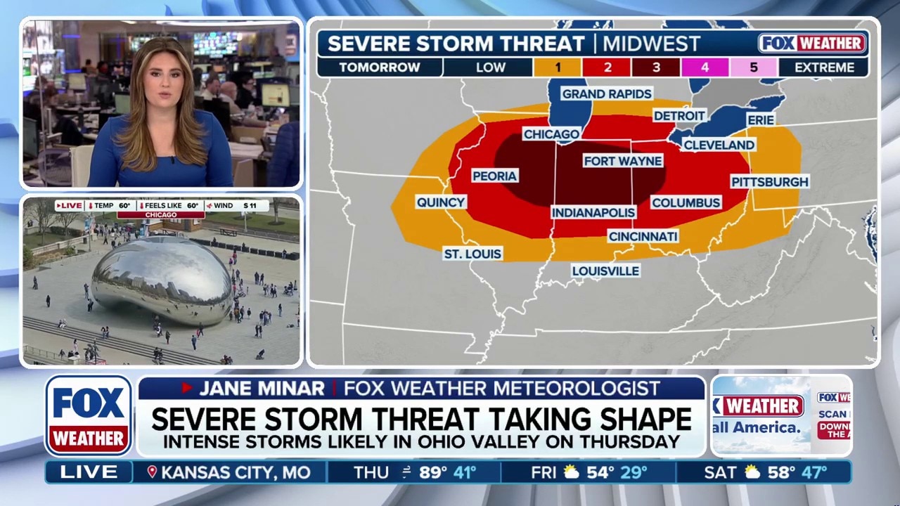 Risk for severe storms increases for parts of Ohio Valley with ...