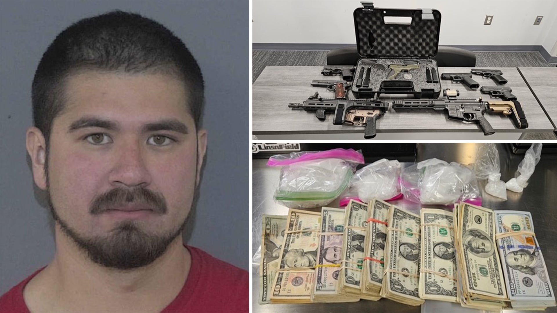 3+ pounds of meth, multiple guns seized in Union County drug bust