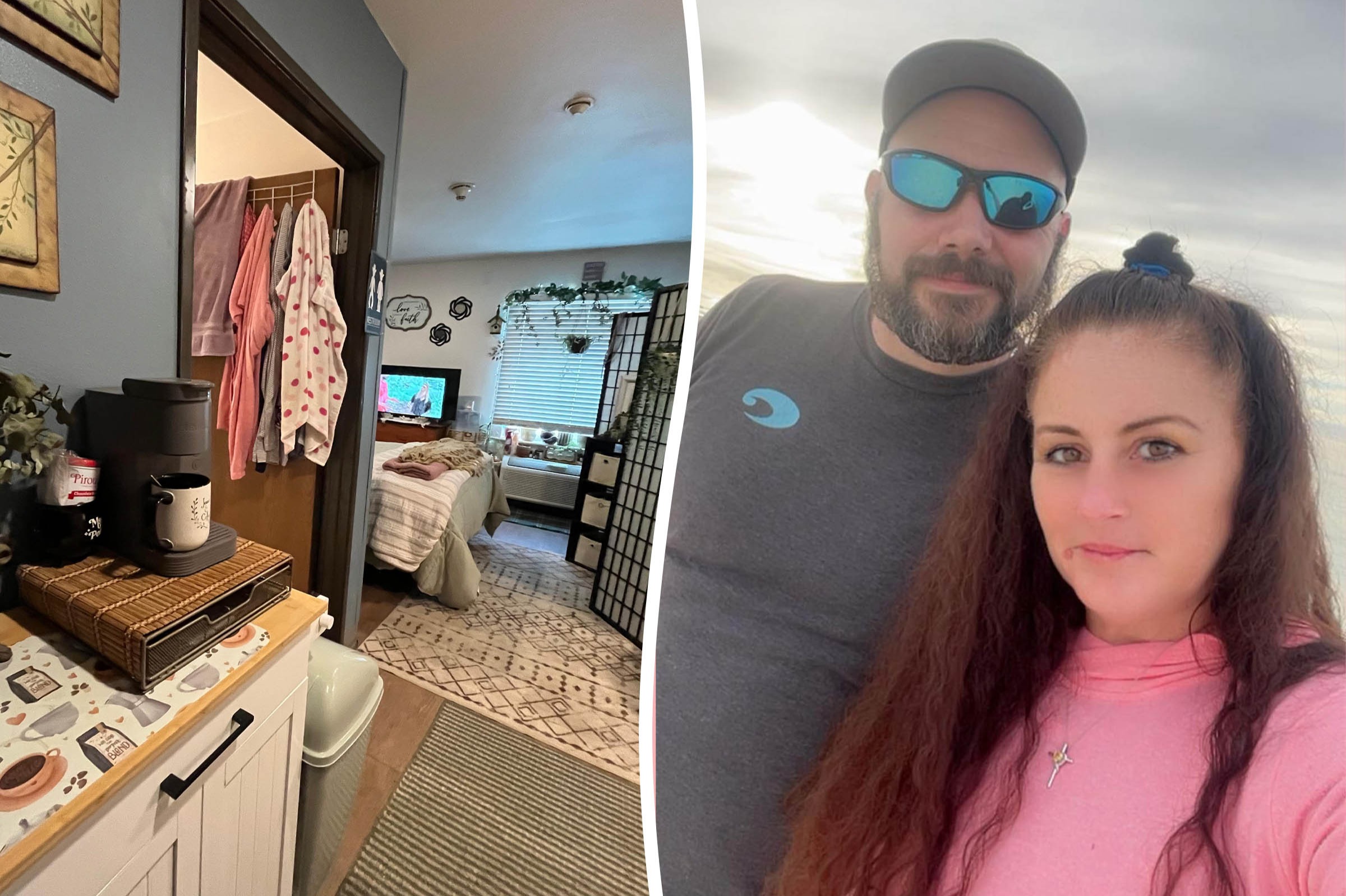 Married couple saves $12k a year in rent by moving into a hotel room