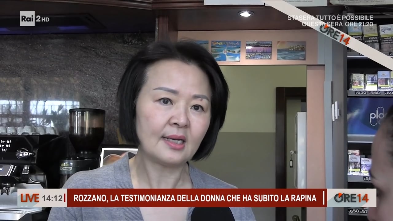 Rozzano: parla la donna vittima della rapina - Ore 14 25/03/2026