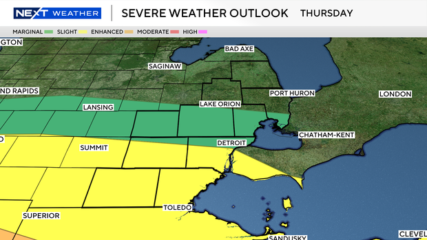 Severe thunderstorms on the horizon Thursday in Southeast Michigan ...