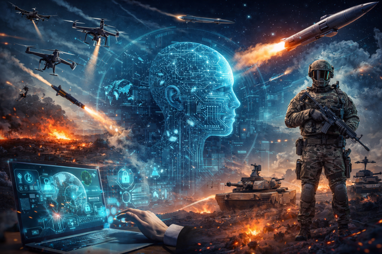 From missiles to AI drones: How warfare has changed in 30 years