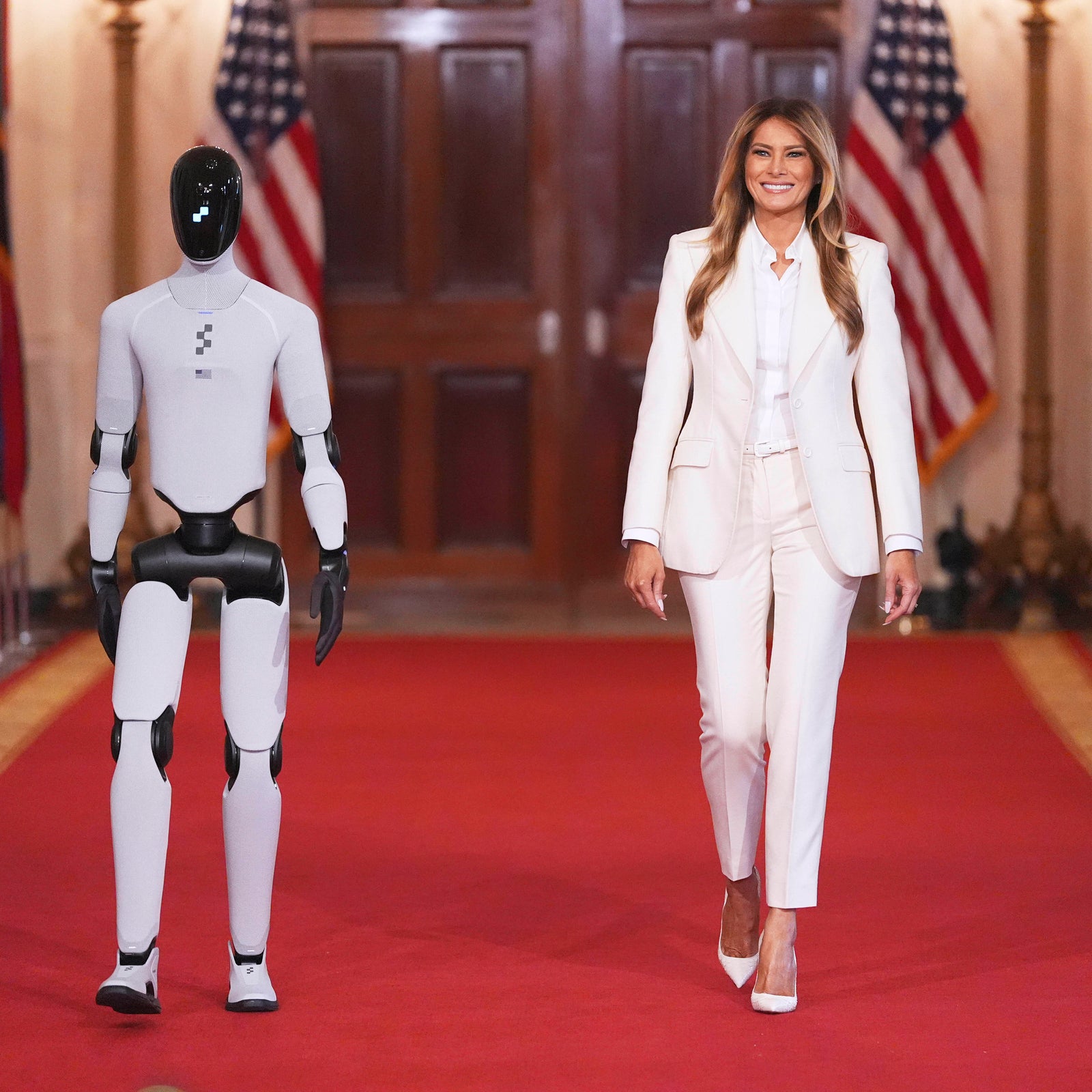 Melania Trump pitches robots as potential educators for schoolchildren