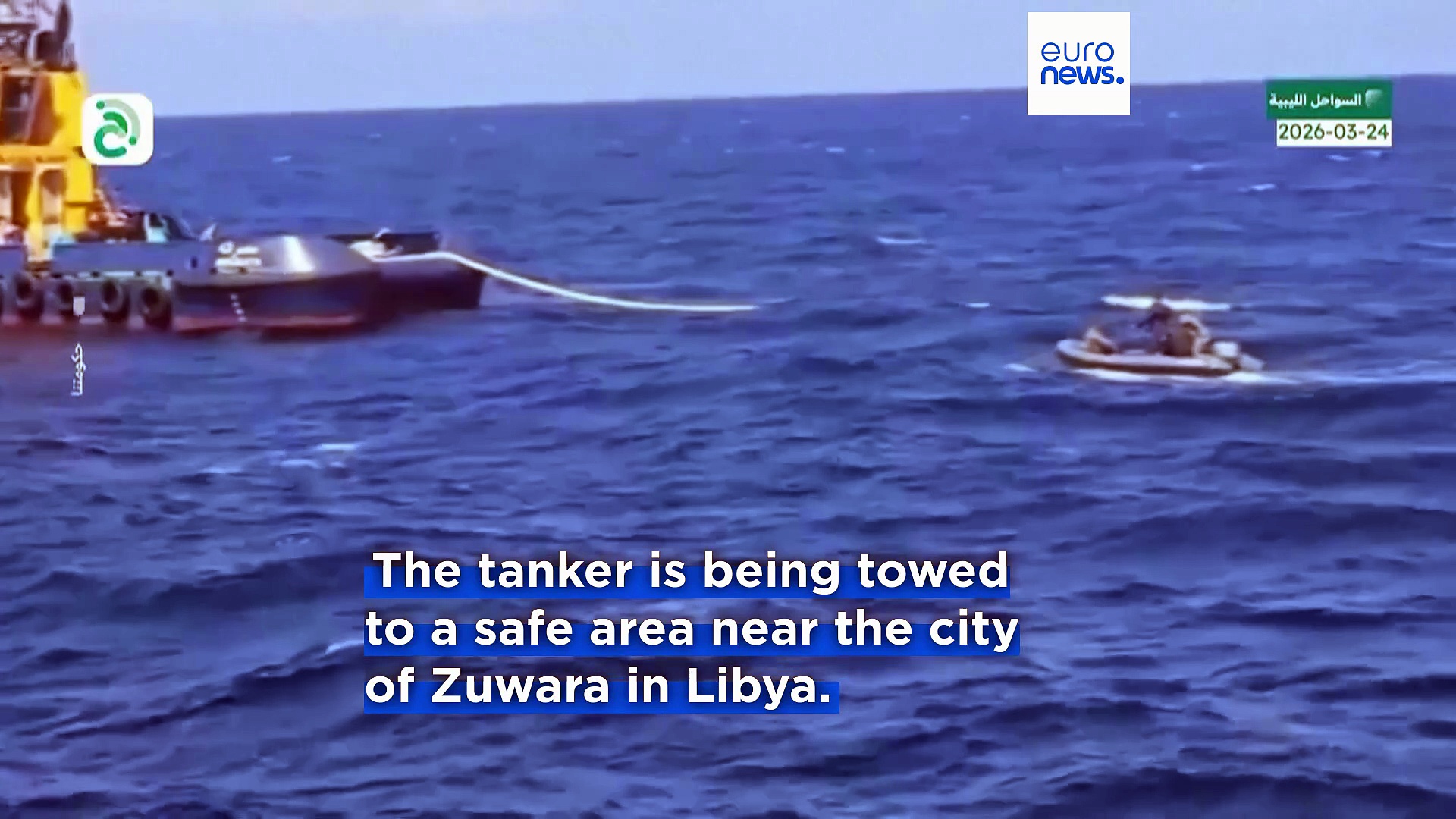 Libya tows damaged Russian LNG tanker Arctic Metagaz to its west coast