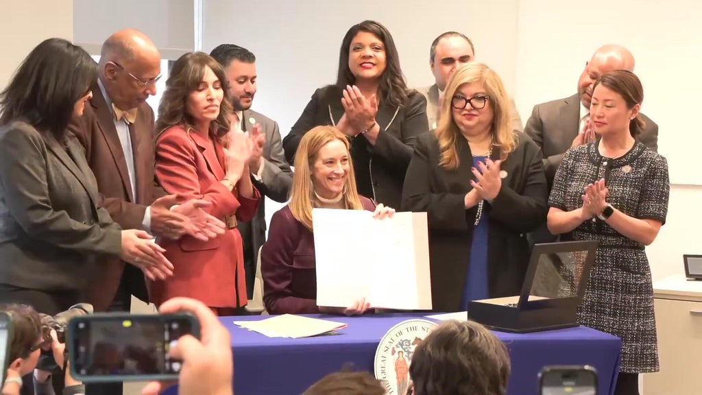 Gov. Mikie Sherrill signs laws limiting ICE agents' power in New Jersey