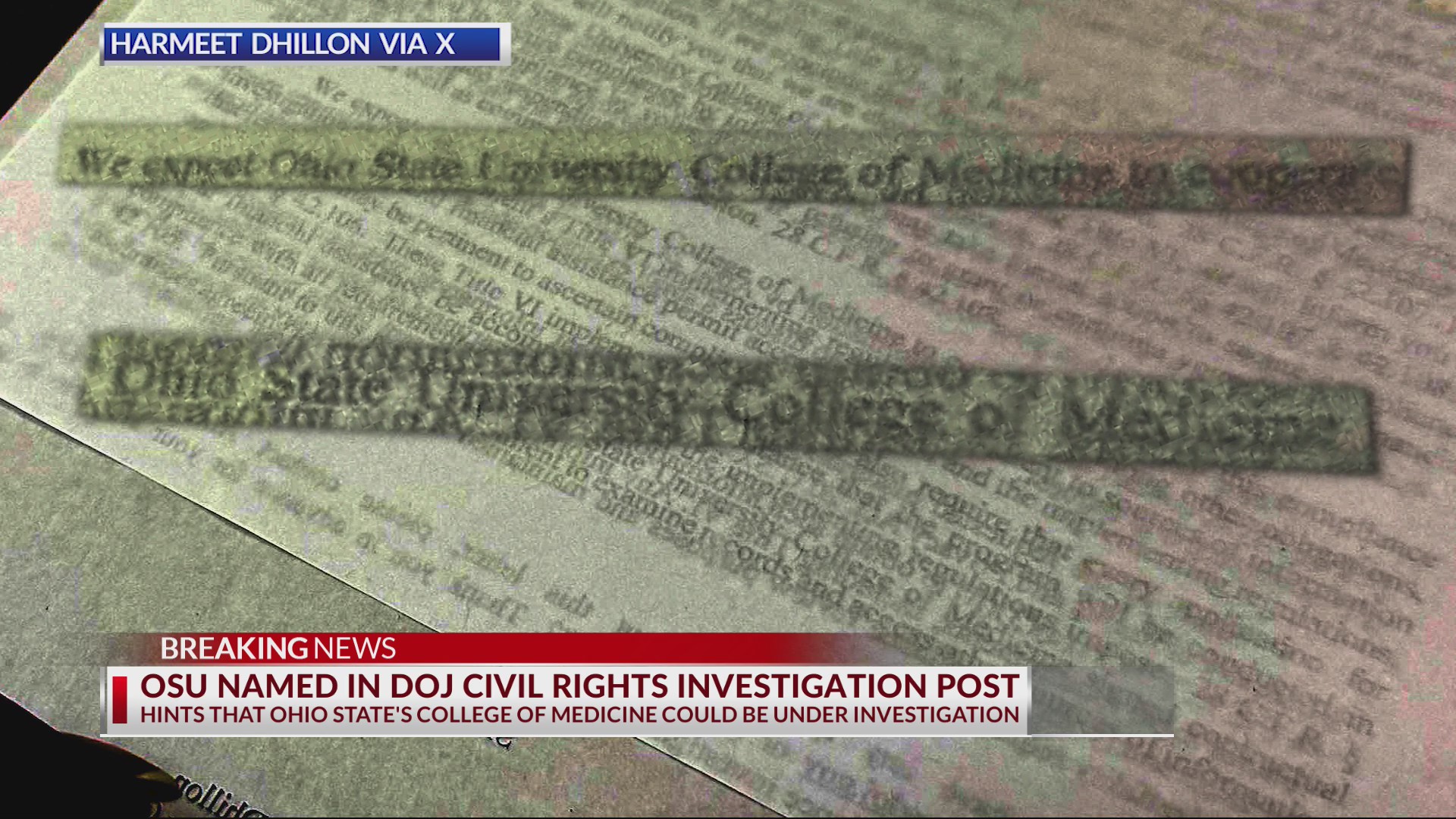 DOJ appears to launch investigation into Ohio State University College ...