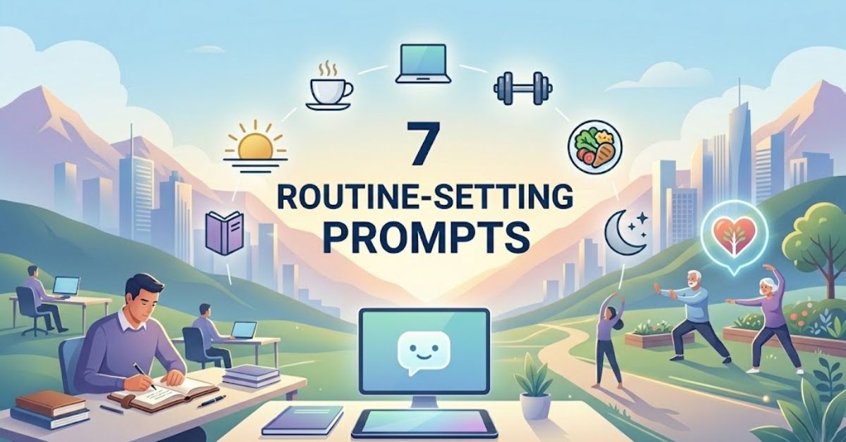 7 ChatGPT AI prompts to help you set your routine