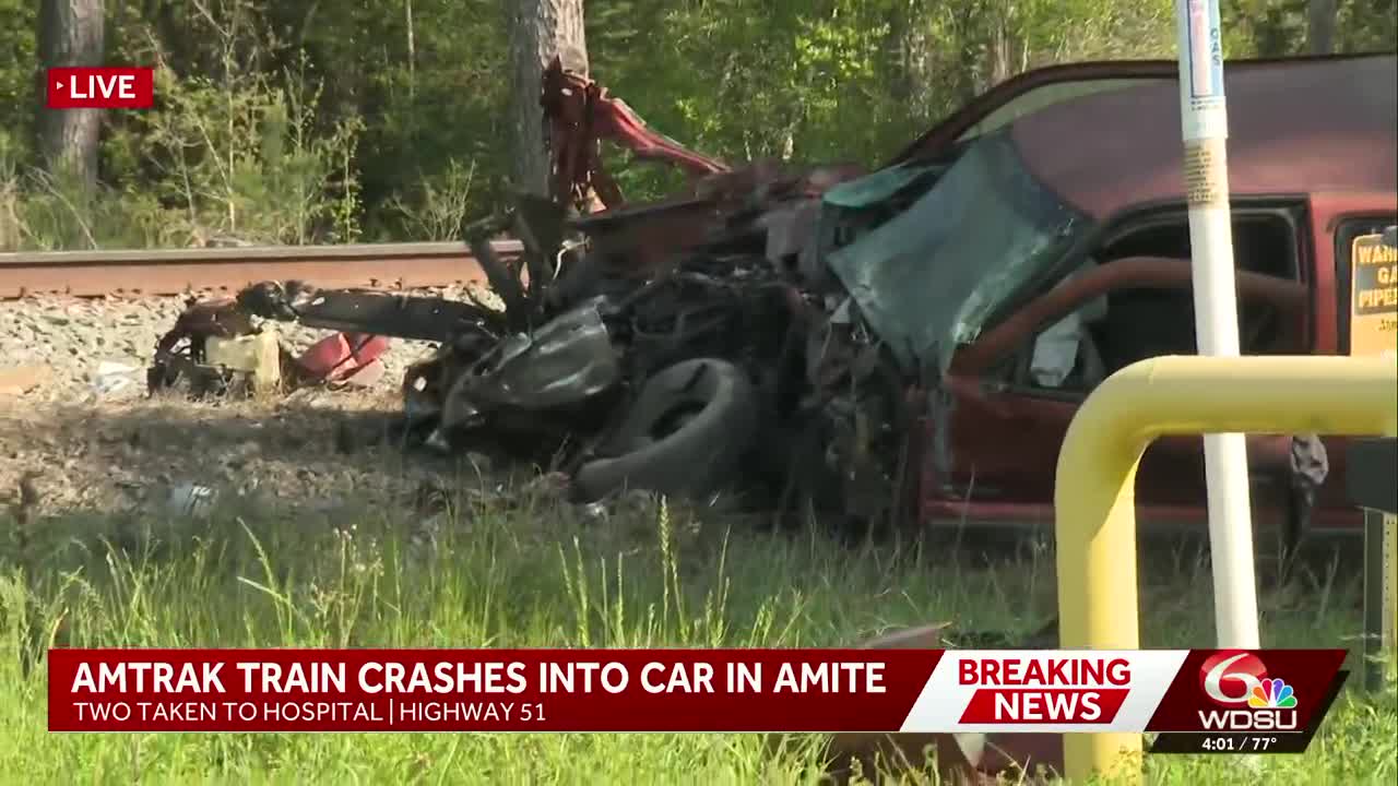 One dead, two taken to hospital after Amtrak collides with car near ...