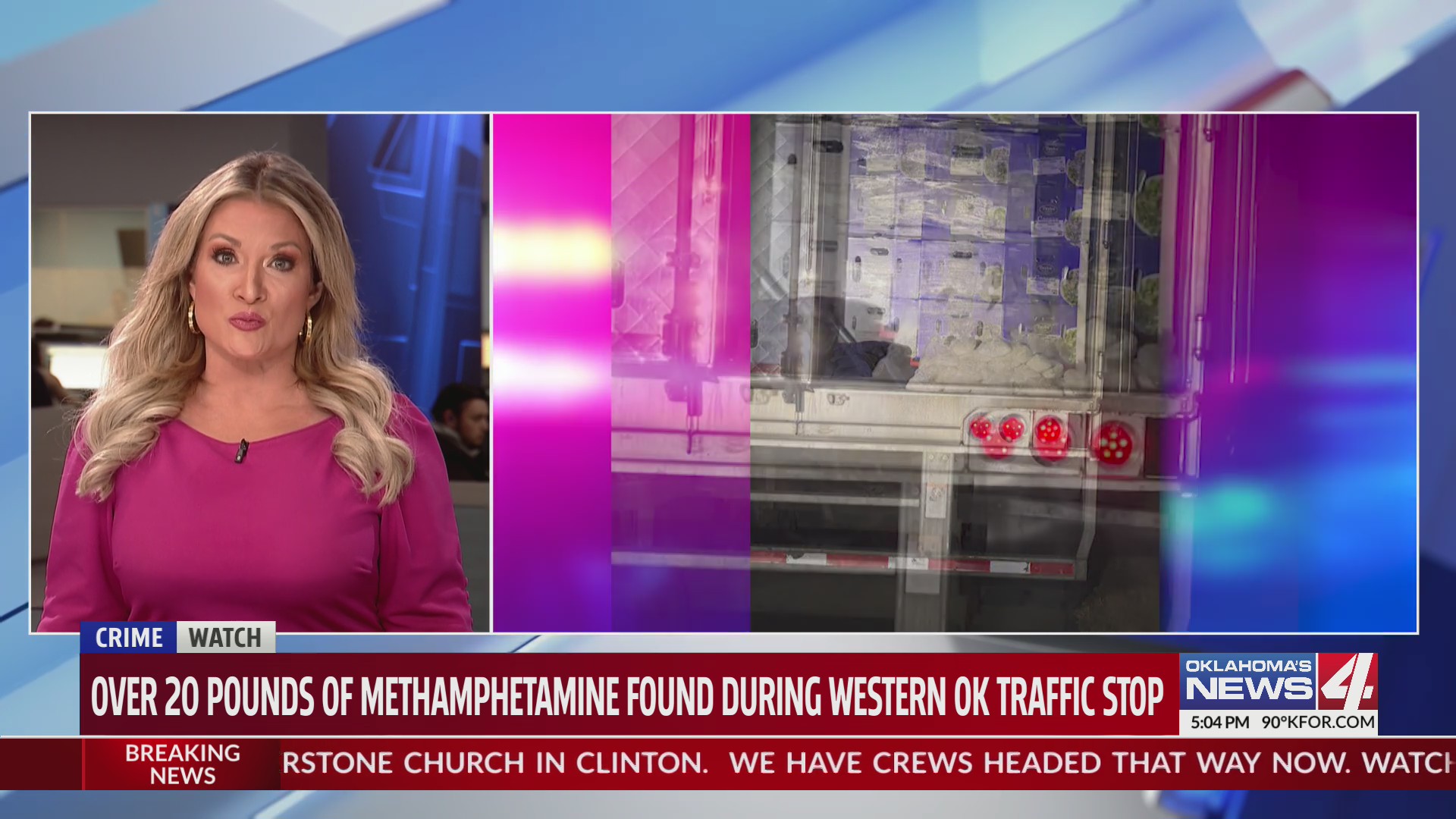 Over 20 pounds of methamphetamine found during western Ok traffic stop