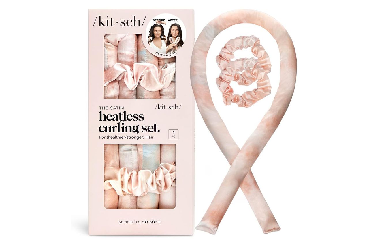 Amazon Kitsch Satin Heatless Curling Set
