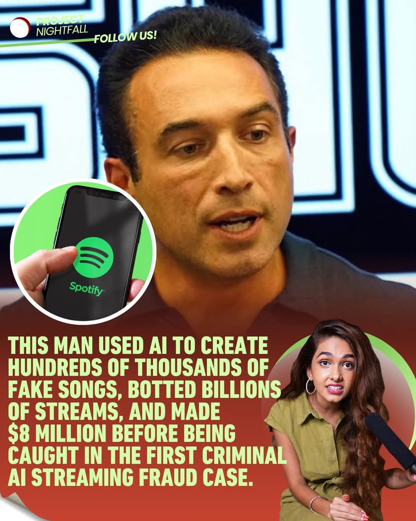 Ghost in the machine: AI fraudster stole $8M in music royalties!