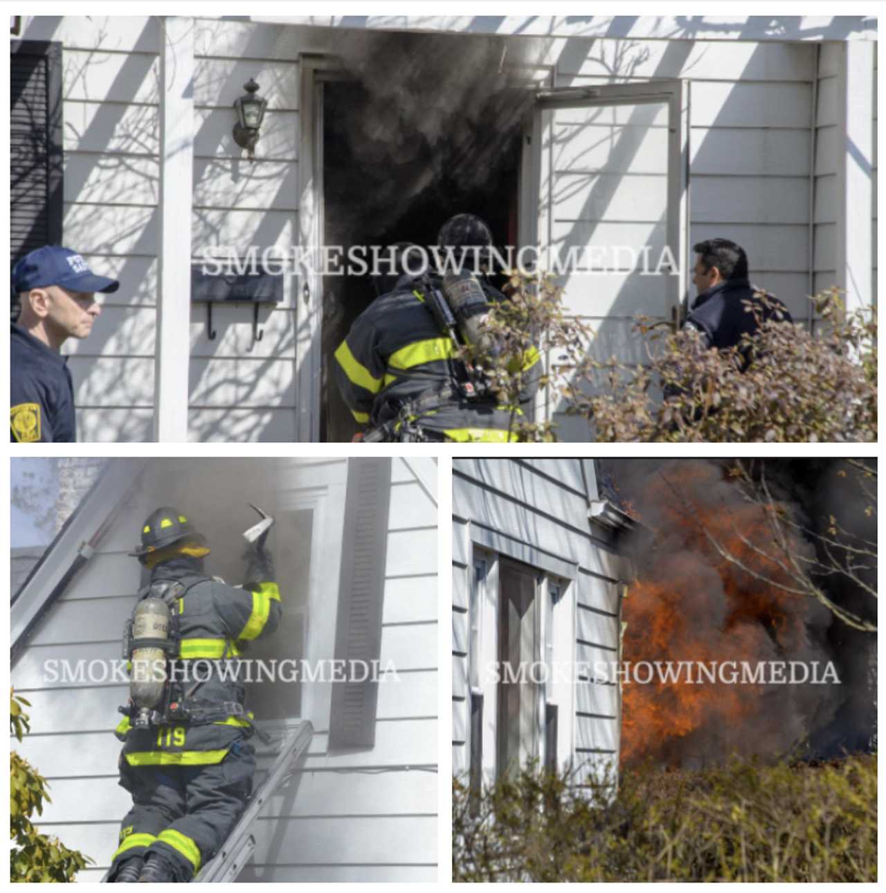 Woman seriously injured after rescue from Long Island house fire