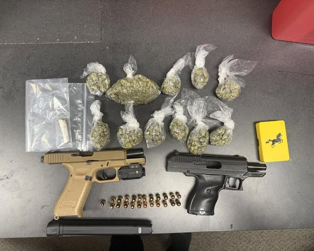 Stolen gun, drugs seized during arrest, Marietta police say