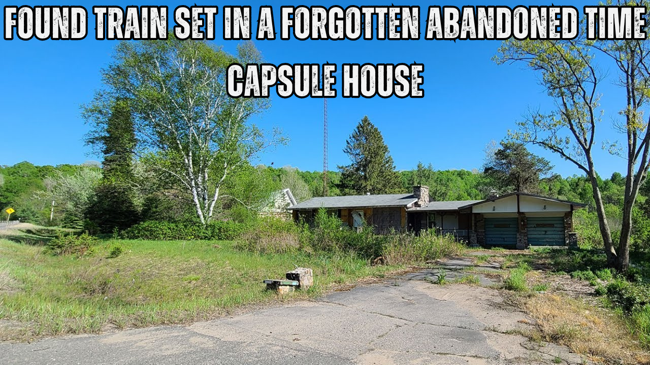 Found a train set in a forgotten abandoned time capsule house