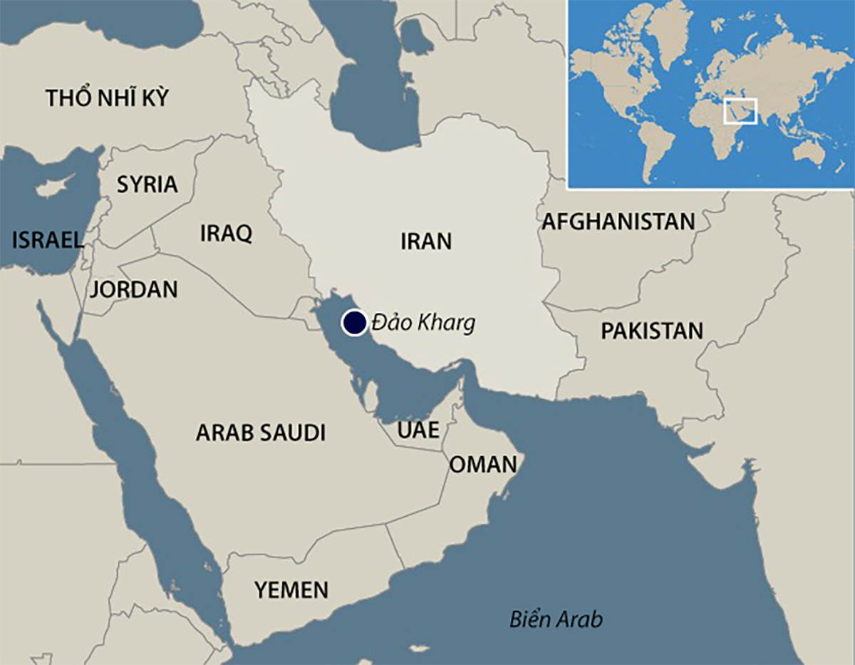 Iran có thể đang củng cố phòng tuyến ở đảo huyết mạch dầu mỏ