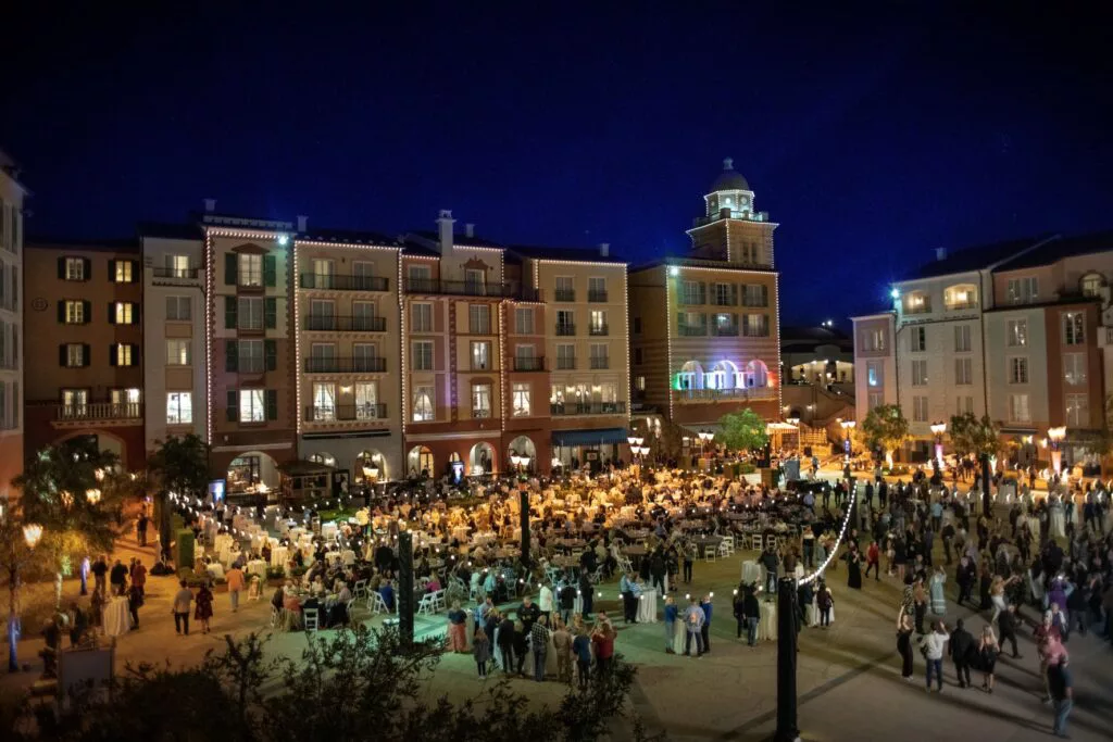 Loews Portofino Bay Hotel Harbor Nights at Universal. Keep reading to get the best things to do at Universal Orlando solo trip while going to Universal alone.