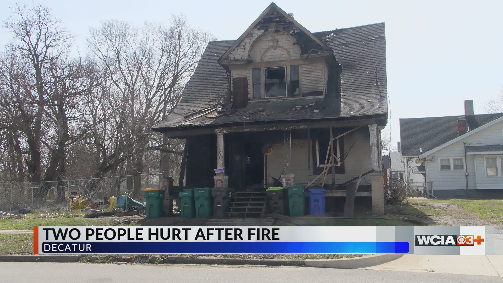 Two people hurt after jumping from Decatur house fire