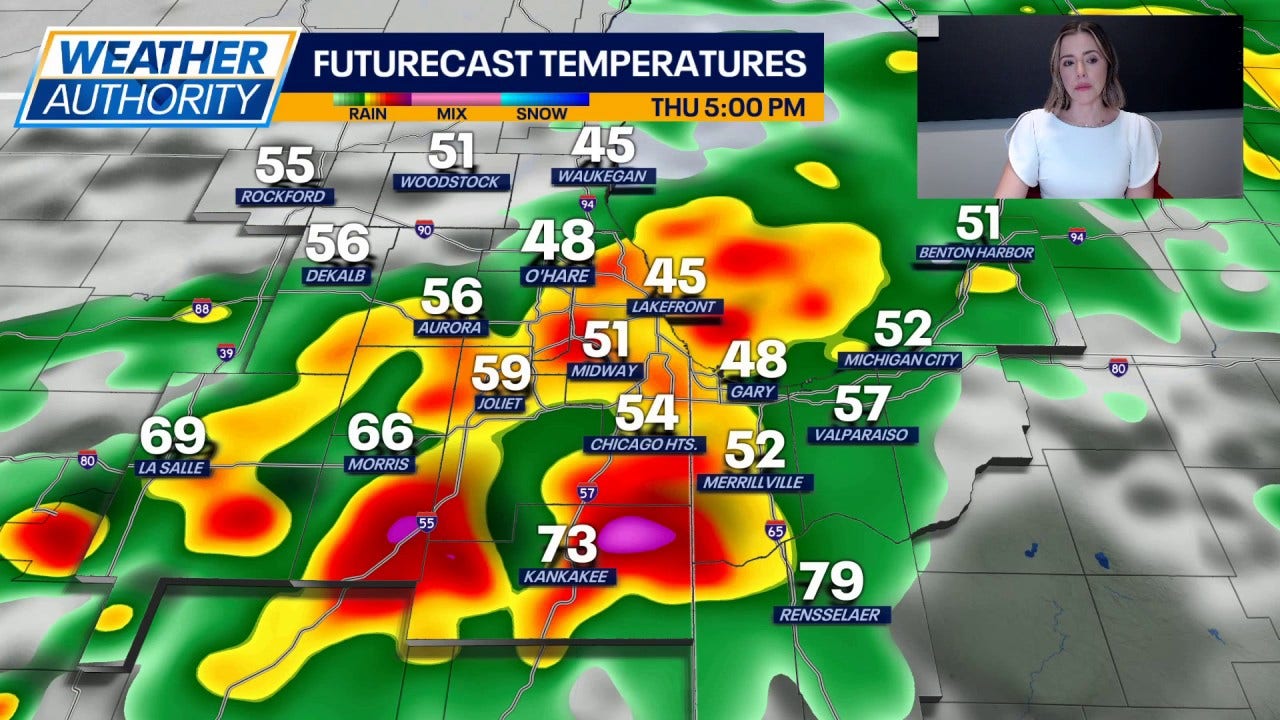 Chicago weather: Spring warmth today, severe storms possible Thursday