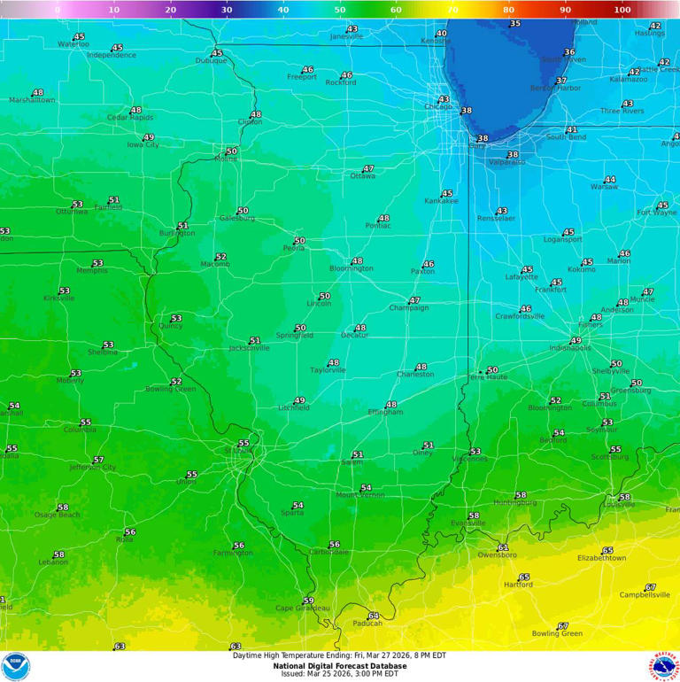 Severe weather likely in Illinois on Thursday: High winds, hail likely ...