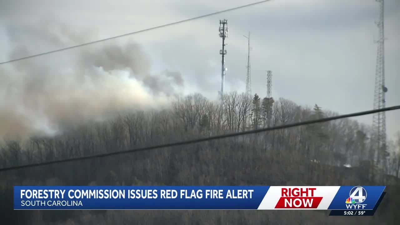 Red flag alert issued for entire state of South Carolina