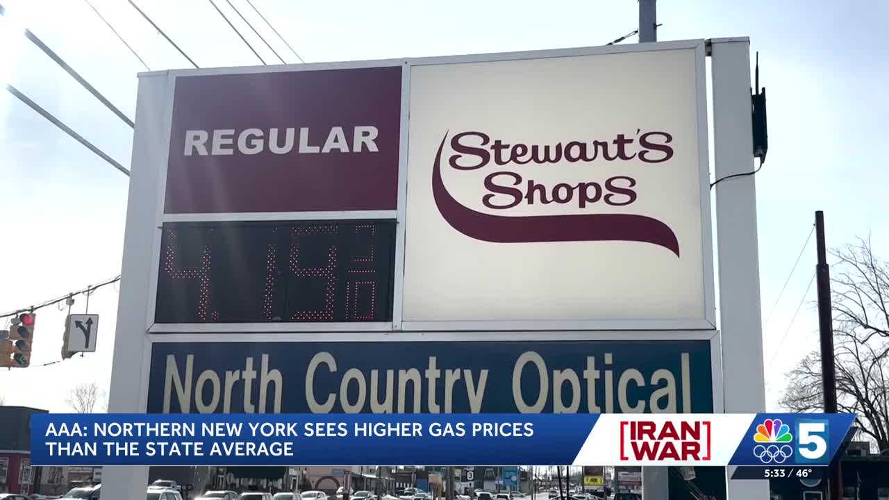 Gas prices in northern New York rising above state average