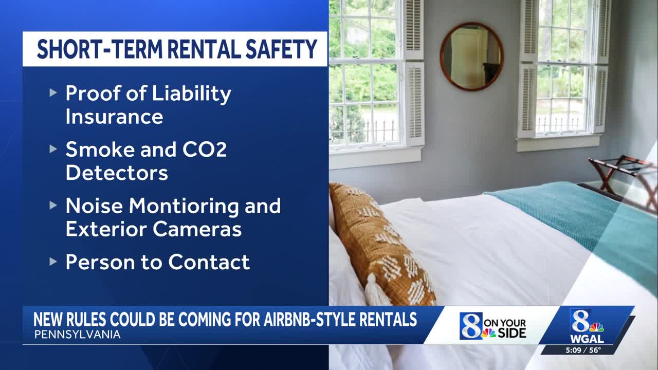 Pennsylvania lawmakers propose tighter regulations for short-term rentals