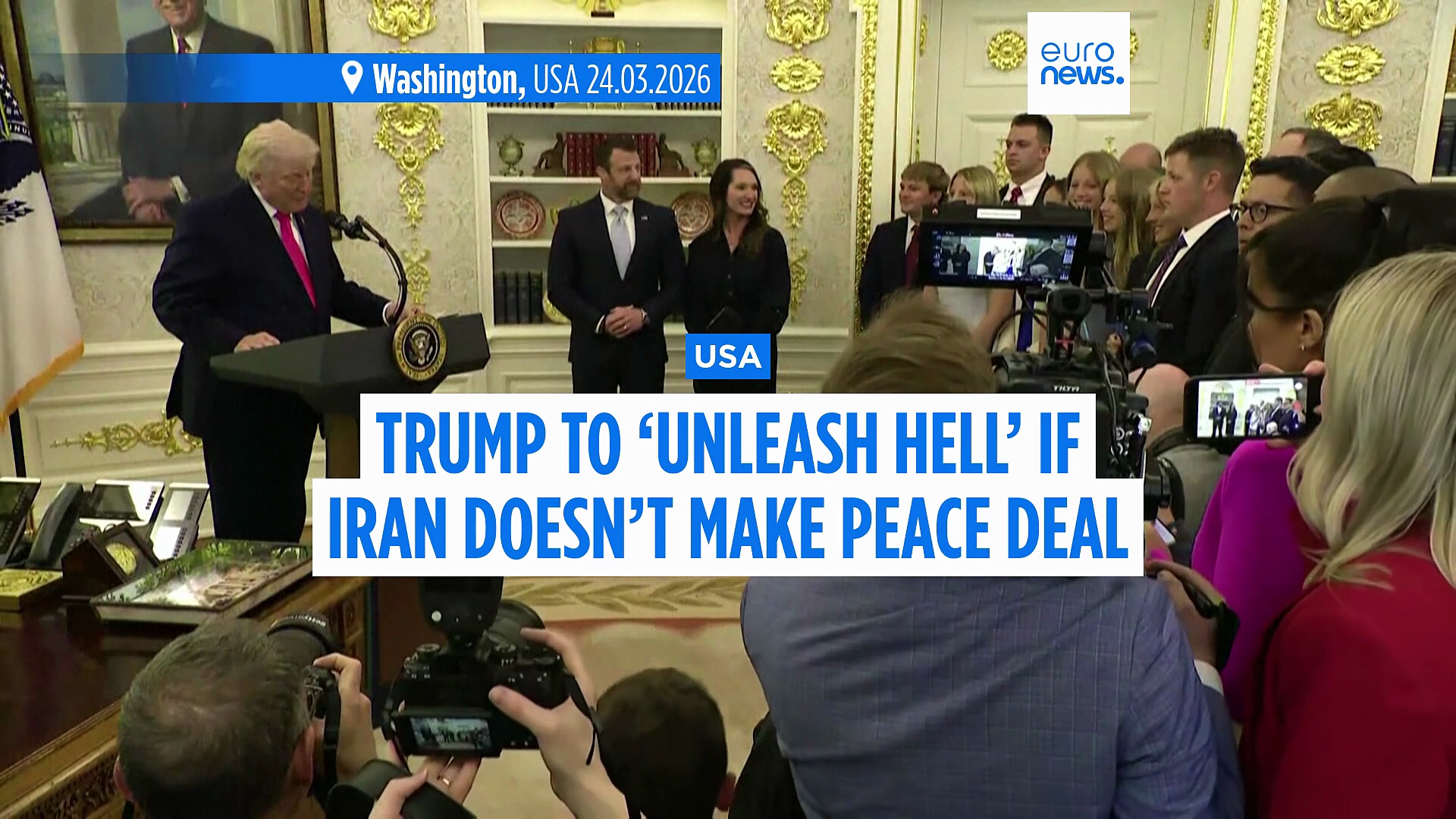 Trump to 'unleash hell' if Iran fails to make a deal