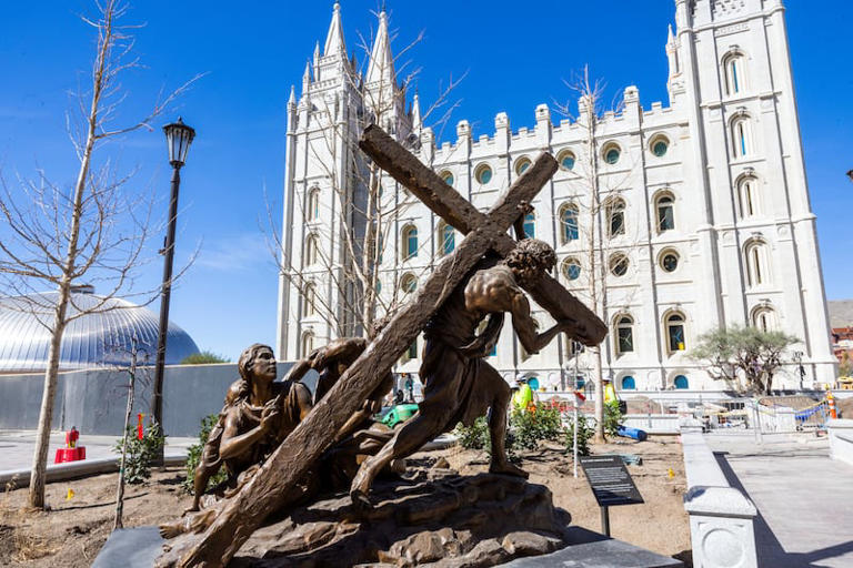 2 new statues at Temple Square bear witness of the person of Christ