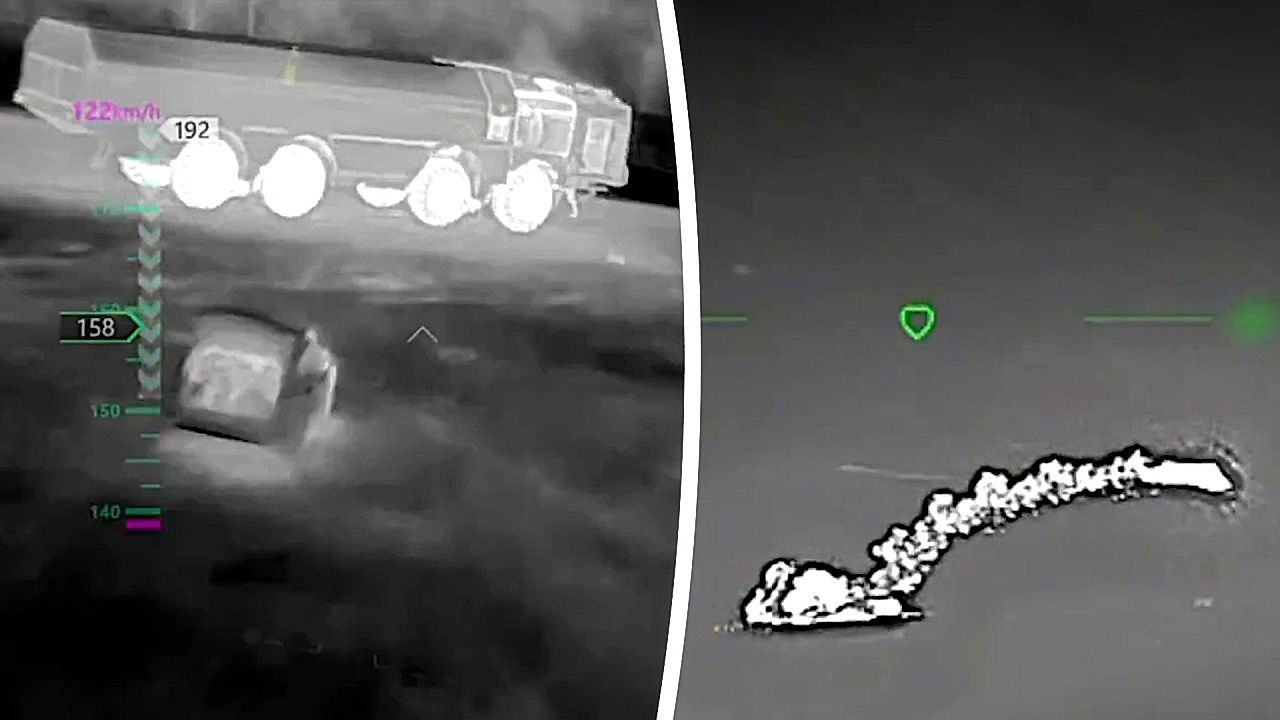 This is the moment a Ukrainian drone strike targets Russian high-value ...
