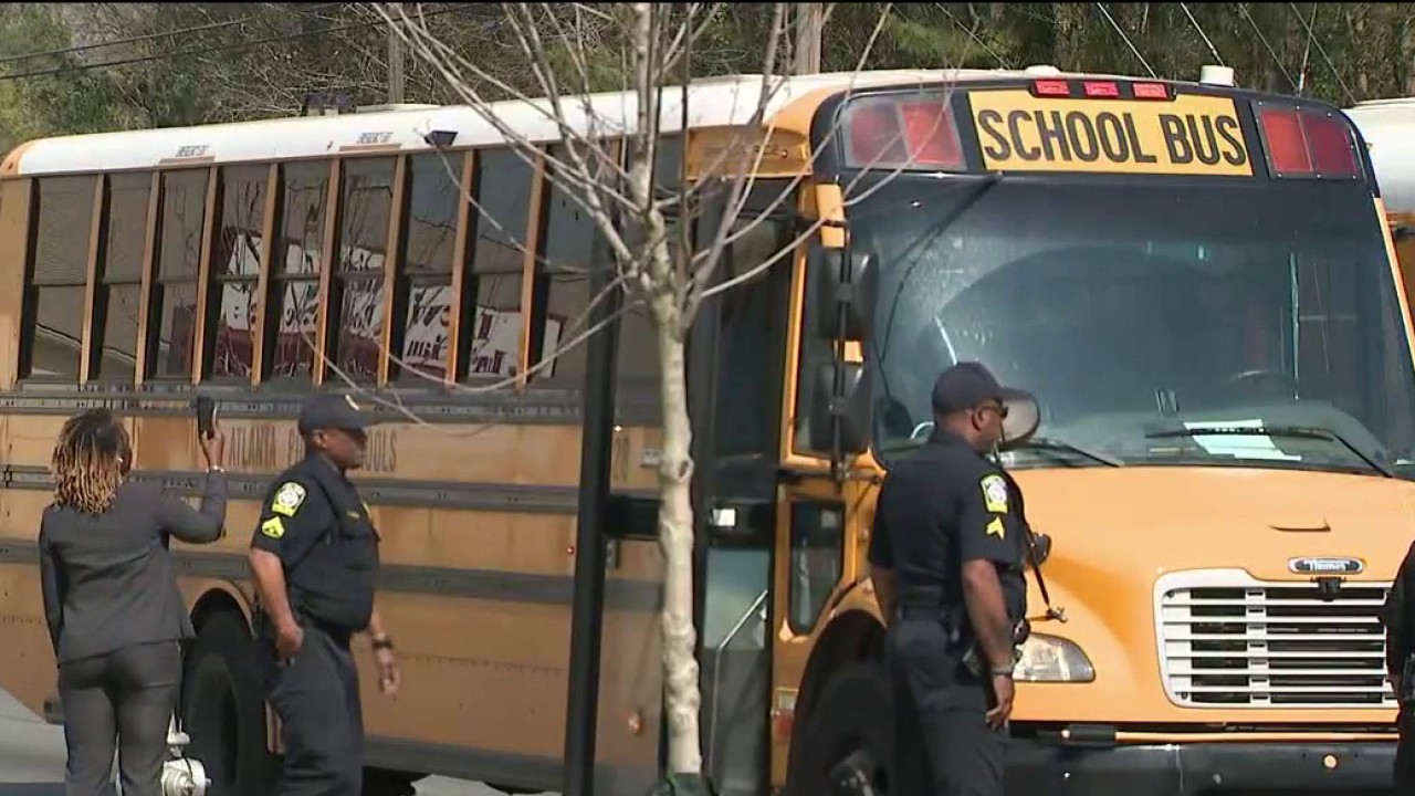 School bus hit by gunfire in southwest Atlanta