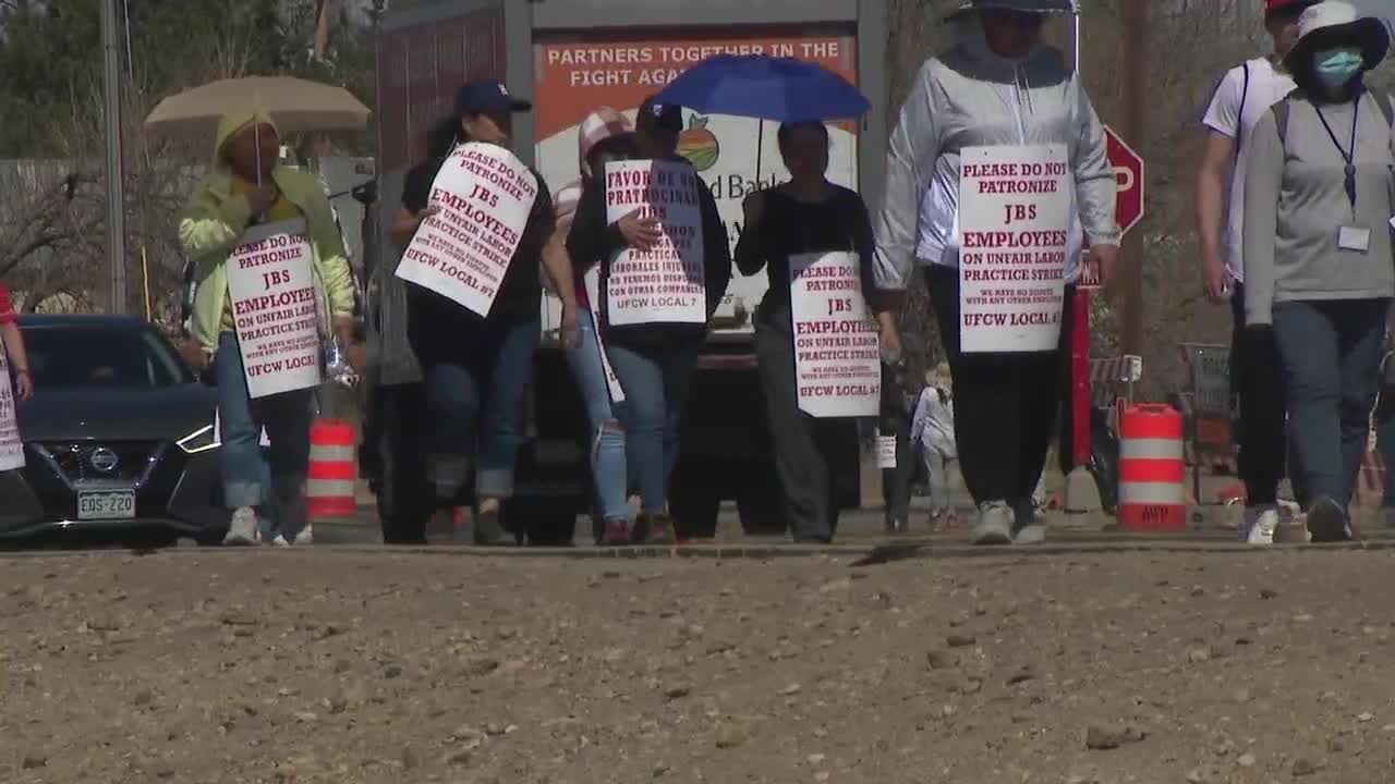 JBS meat plant strike continues