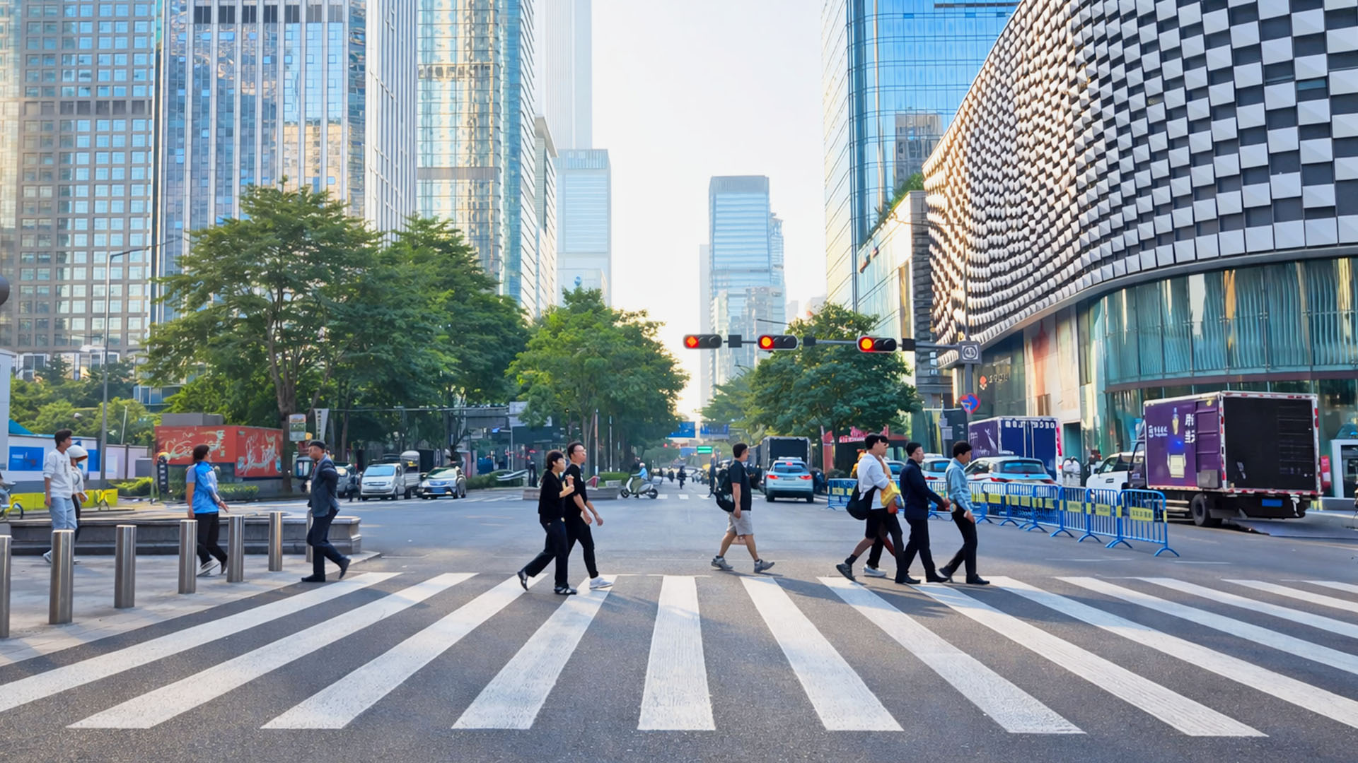 中国の都市デザインが実現する快適な交通と安全な横断歩道