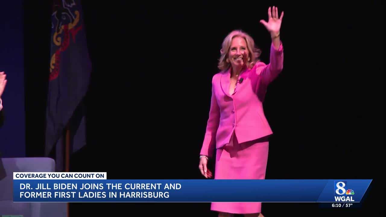 Former first lady Jill Biden visits Harrisburg to honor Women's History ...