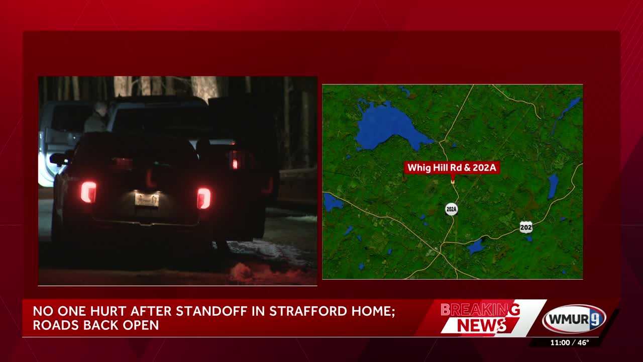 Strafford standoff ends peacefully after subject surrenders