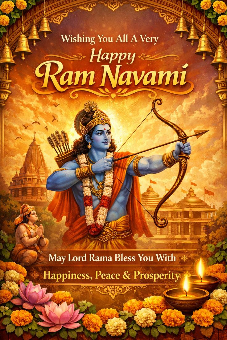Ram Navami 2026: Beautiful wishes, status videos and images to ...