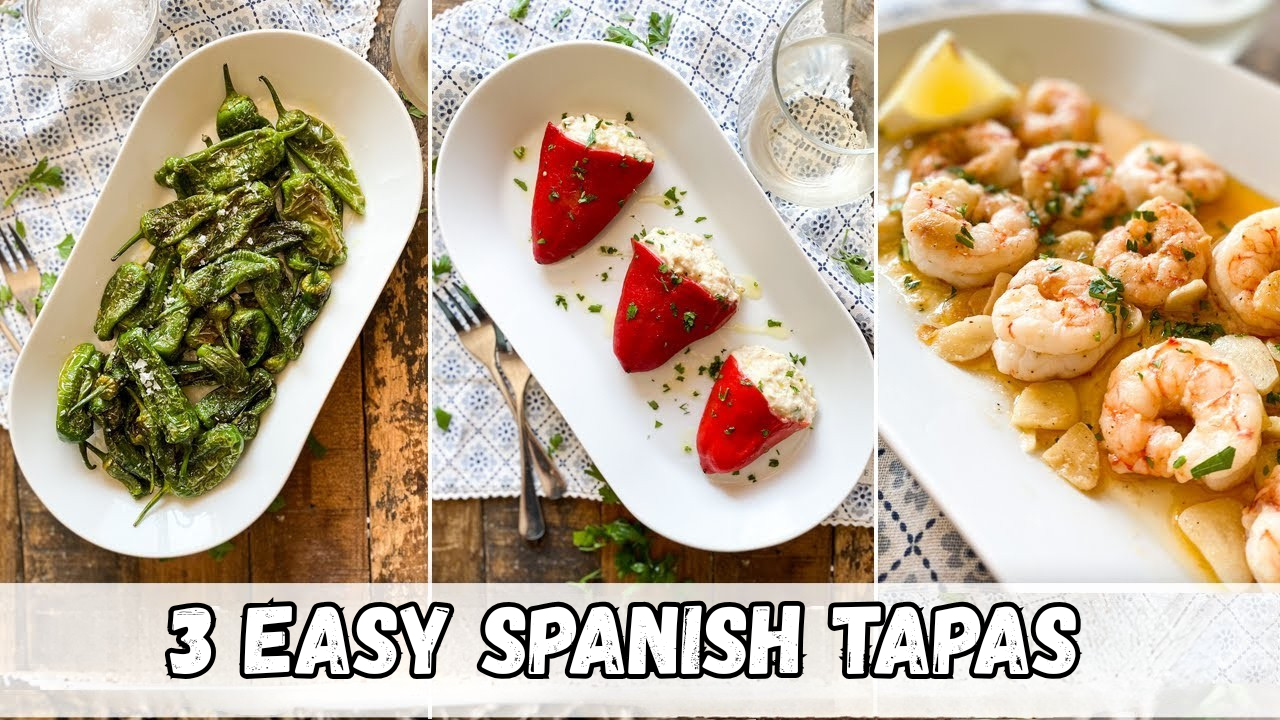 3 easy Spanish tapas with wine pairings: Simple recipes for ...
