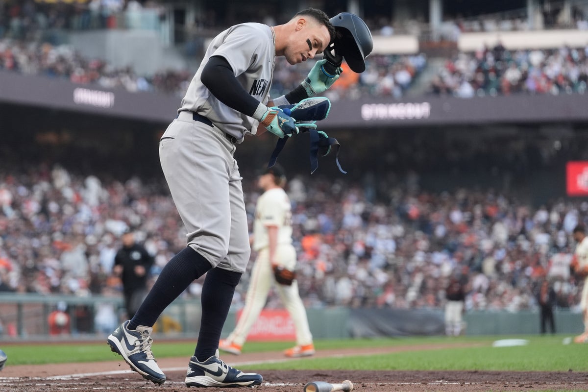 Aaron Judge, dos veces MVP vigente de la Americana, se va en blanco en ...
