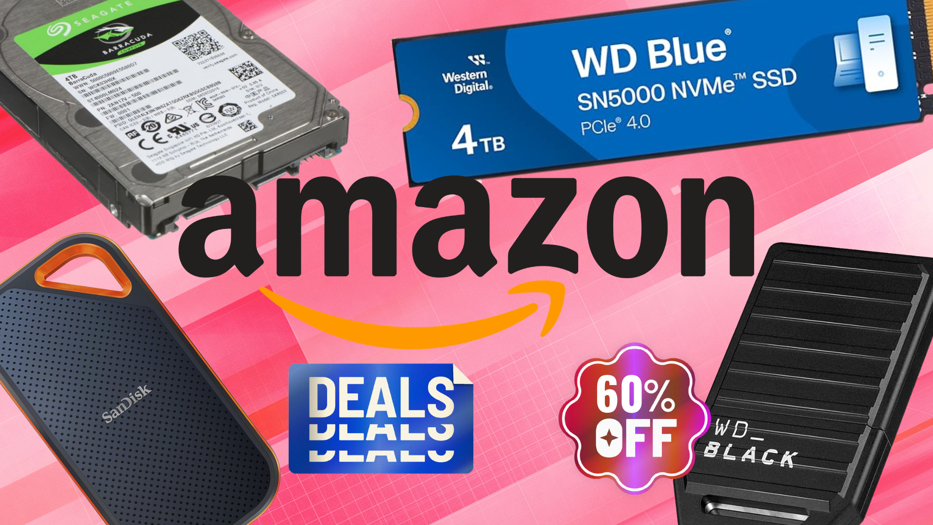 Amazon's spring sale brings big savings up to 60% off SSD and HDD storage