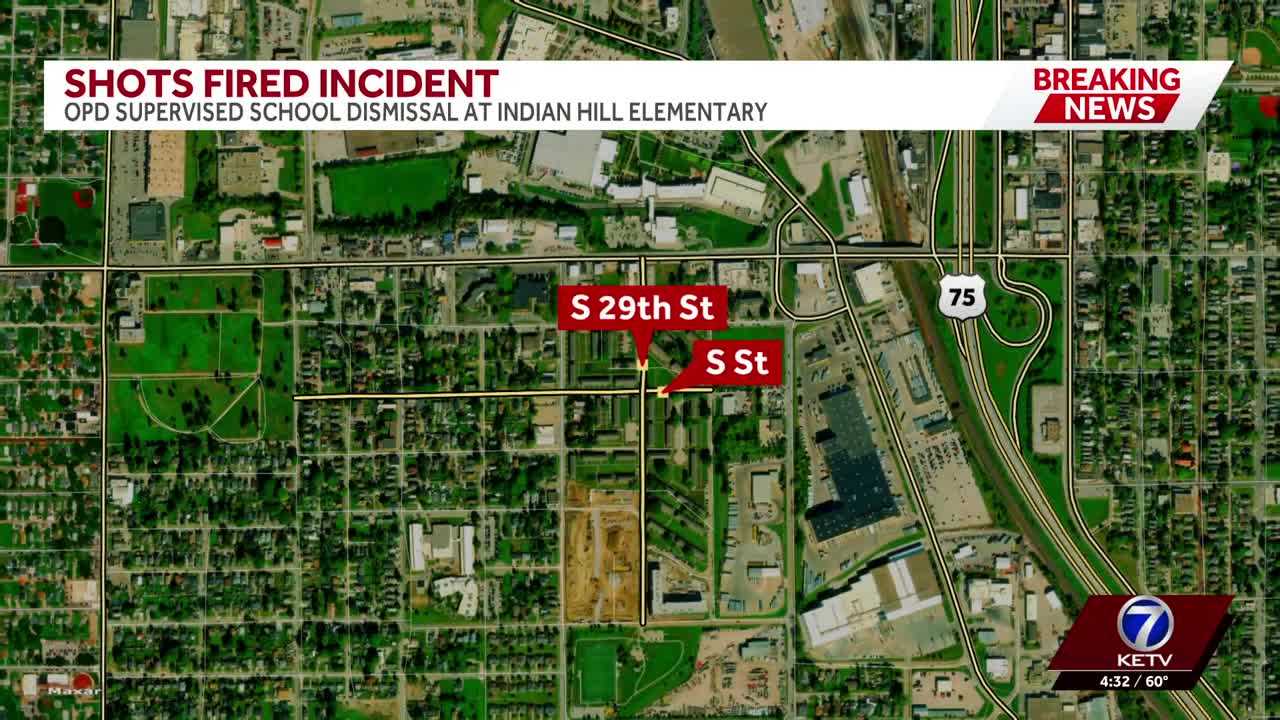 Omaha police respond to shots fired near Indian Hill Elementary