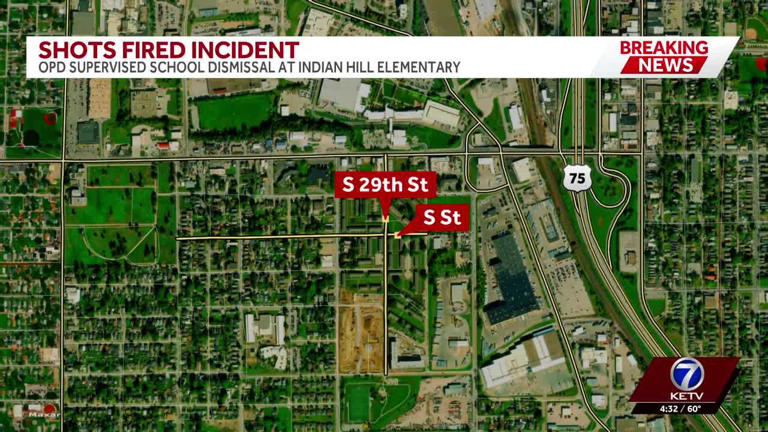 Omaha police respond to shots fired near Indian Hill Elementary