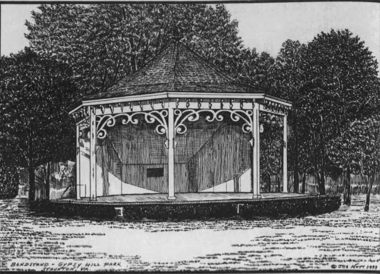 How Staunton built its iconic Gypsy Hill Park bandstand | Flashbacks