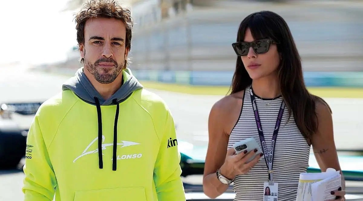 F1 star Fernando Alonso welcomes his first child with sports journalist ...