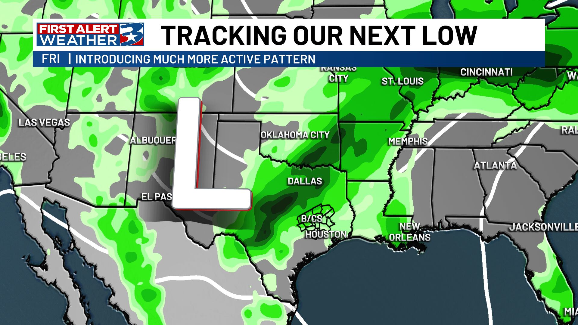 Rain returns to Brazos Valley before Easter