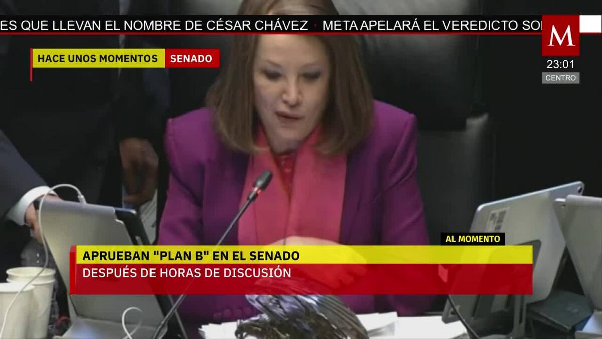 Senado aprueba el Plan B de la reforma electoral | Paola Barquet, 25 de ...