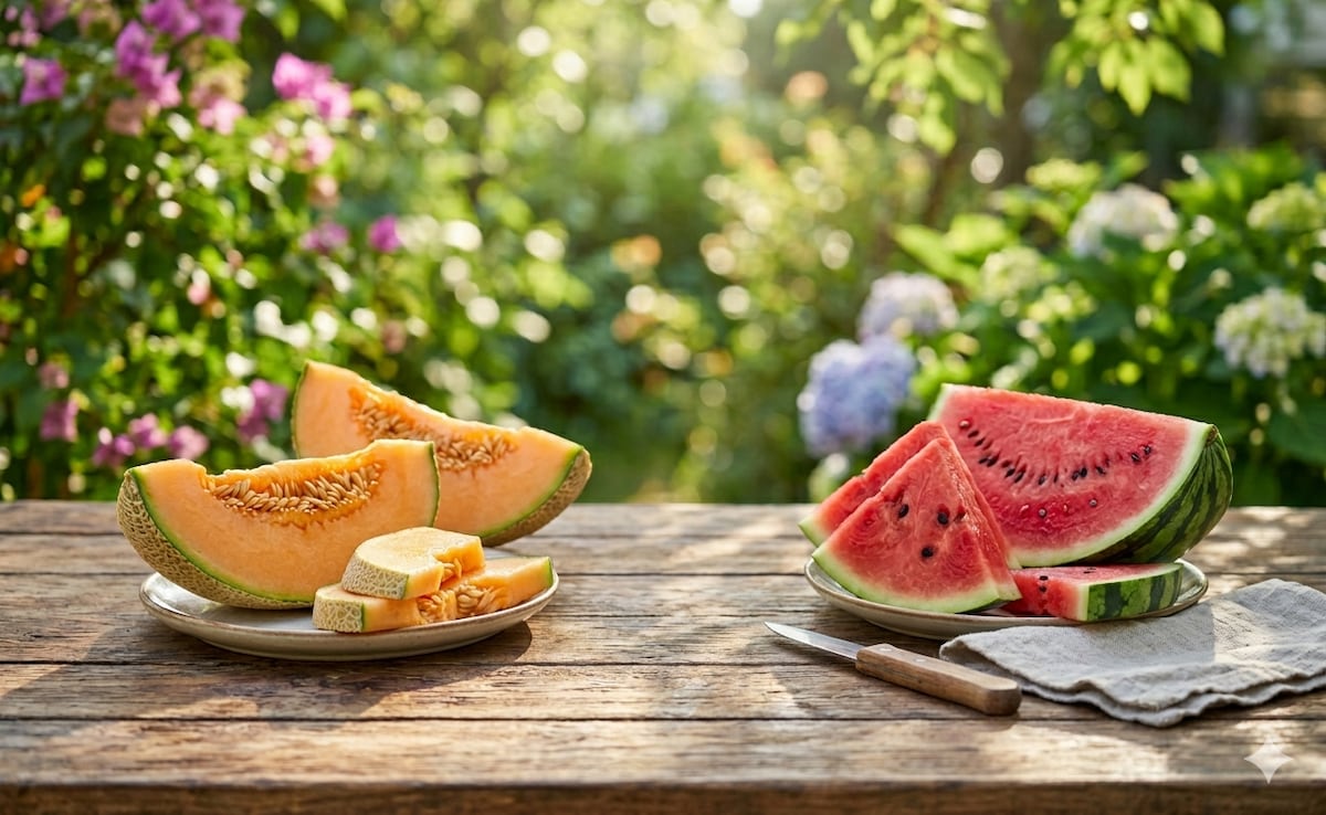 Muskmelon vs watermelon: Health benefits and nutritional value for ...