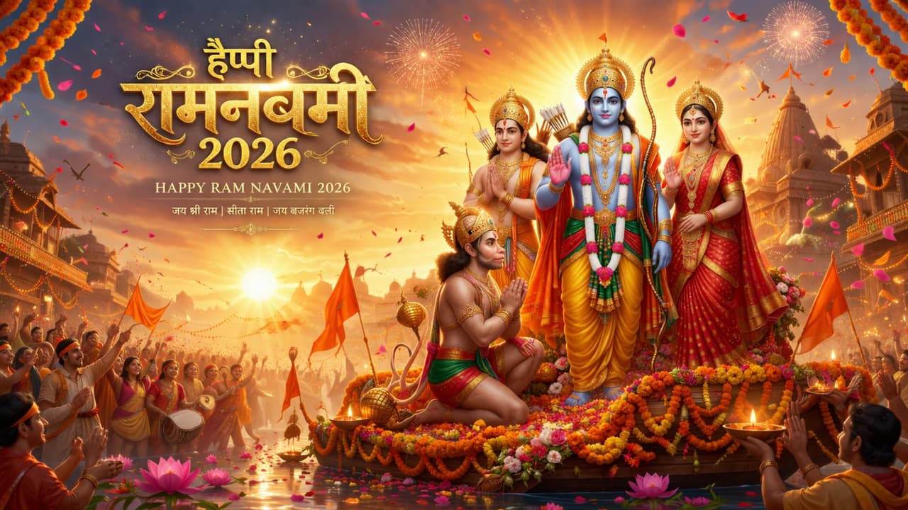 95+ Ram Navami wishes in Hindi: राम नवमी की हार्दिक शुभकामनाएं, टॉप ...