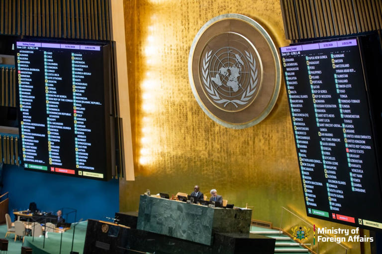 UN adopts Ghana-backed resolution declaring transatlantic slavery ...